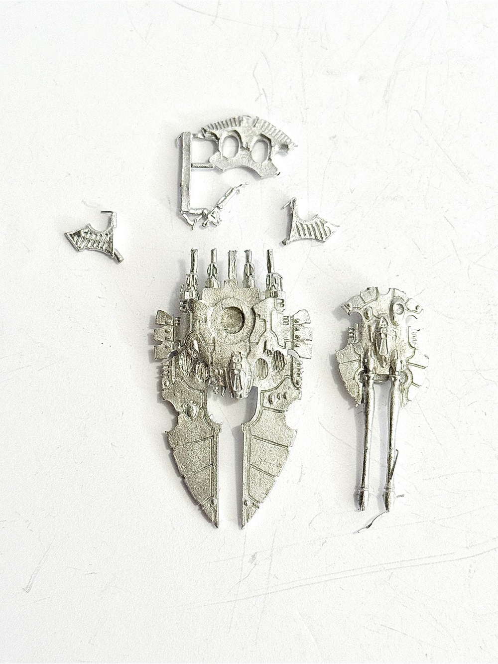 Epic 40K Warhammer Eldar Scorpion Super Heavy Grav Tank Metal Miniature OOP 90s